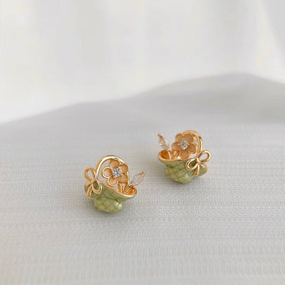 Spring Picnic Earrings - Hypoallergenic - Abbott Atelier