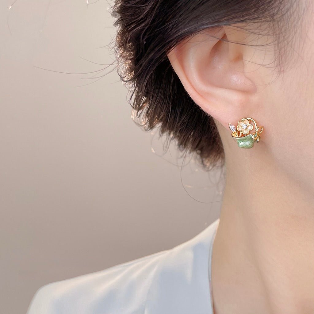 Spring Picnic Earrings - Hypoallergenic - Abbott Atelier