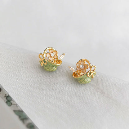 Spring Picnic Earrings - Hypoallergenic - Abbott Atelier