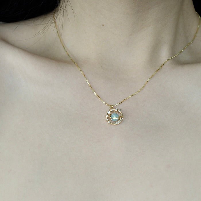 Starlit Aurora Necklace (Solid Silver) - Abbott Atelier - Abbott Atelier