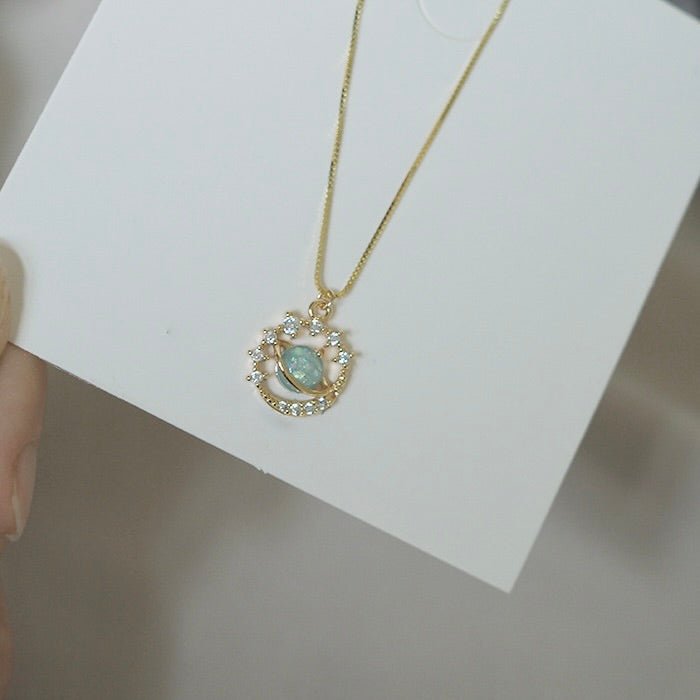 Starlit Aurora Necklace (Solid Silver) - Abbott Atelier - Abbott Atelier