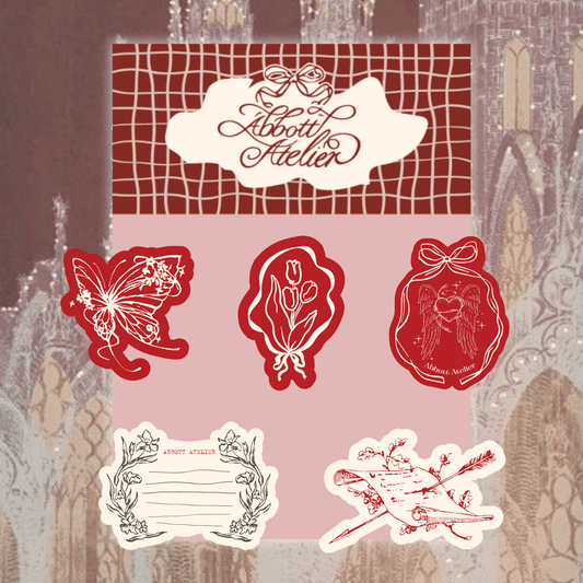 Sticker Pack (Red) - Abbott Atelier - Abbott Atelier