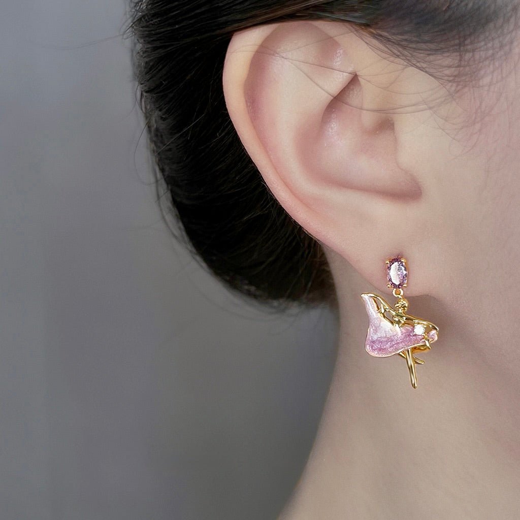 Sugarplum Ballerina Earrings - Hypoallergenic - Abbott Atelier