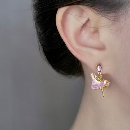 Sugarplum Ballerina Earrings - Hypoallergenic - Abbott Atelier