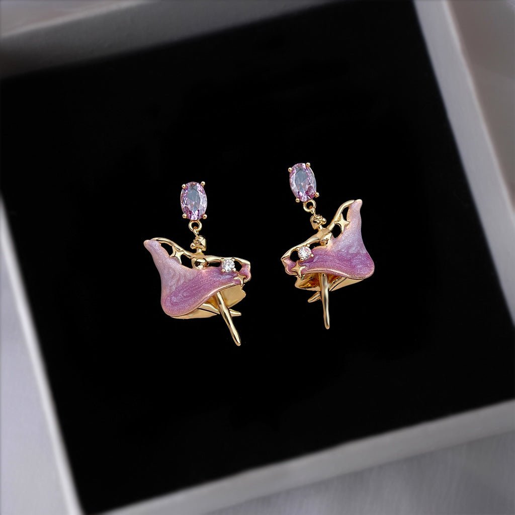 Sugarplum Ballerina Earrings - Hypoallergenic - Abbott Atelier