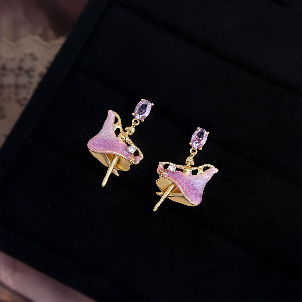Sugarplum Ballerina Earrings - Hypoallergenic - Abbott Atelier