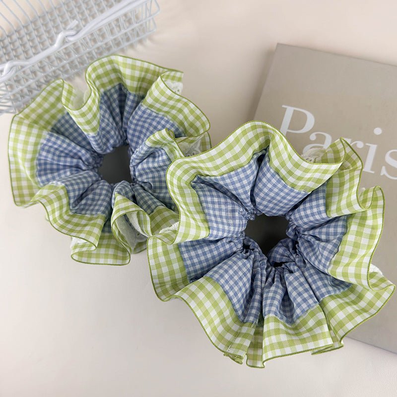 Summer Gingham Scrunchie - For Hair - Abbott Atelier