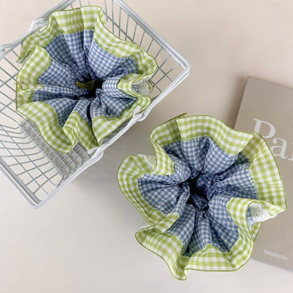 Summer Gingham Scrunchie - For Hair - Abbott Atelier