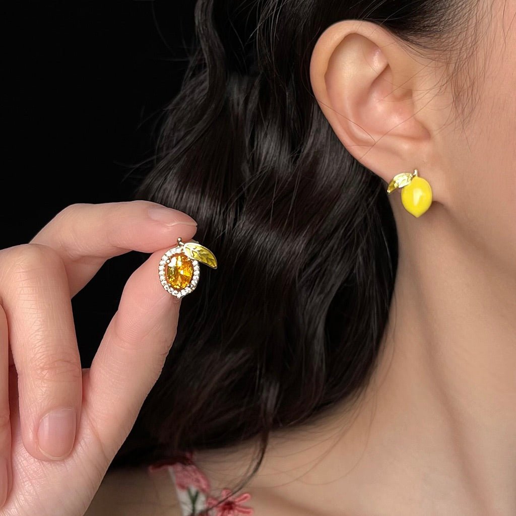 Summer Lemon Earrings - Hypoallergenic - Abbott Atelier
