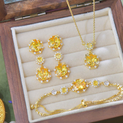 Sunshine Butterfly Drop Earrings - Gold Plated - Abbott Atelier