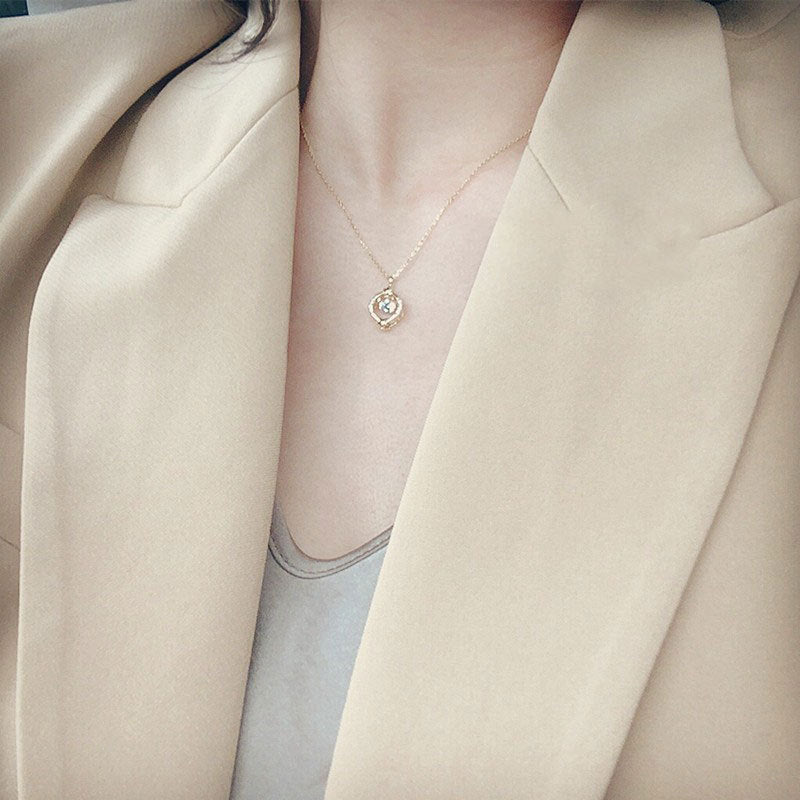 Supernova Necklace (Solid Silver) - Hypoallergenic - Abbott Atelier