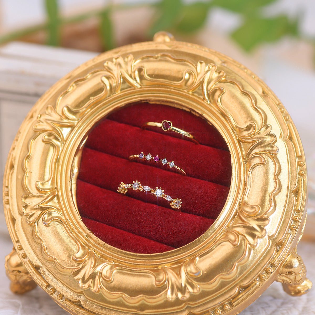 Sweet Love Ring Set - Gold - Plated - Abbott Atelier