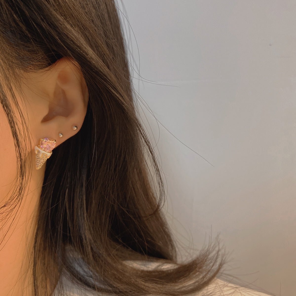 Sweetheart Gelato Earrings - Hypoallergenic - Abbott Atelier