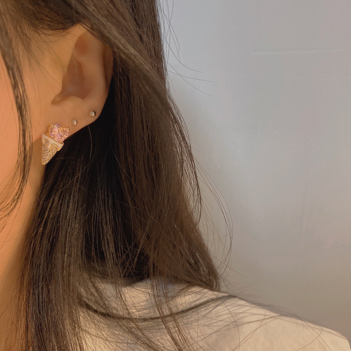 Sweetheart Gelato Earrings - Hypoallergenic - Abbott Atelier