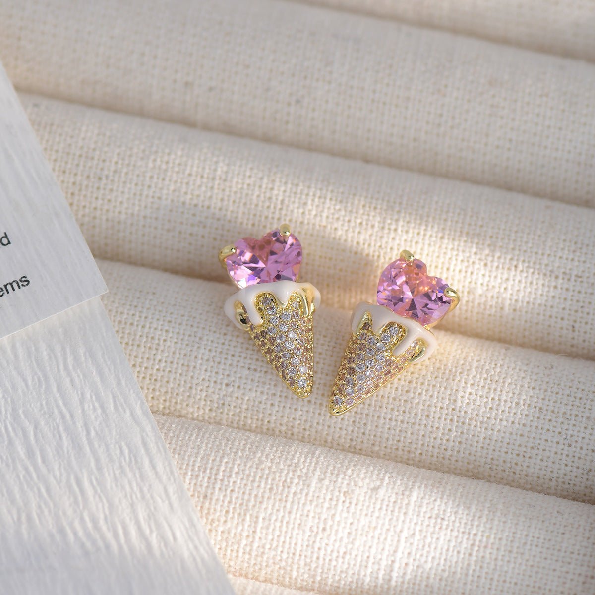 Sweetheart Gelato Earrings - Hypoallergenic - Abbott Atelier