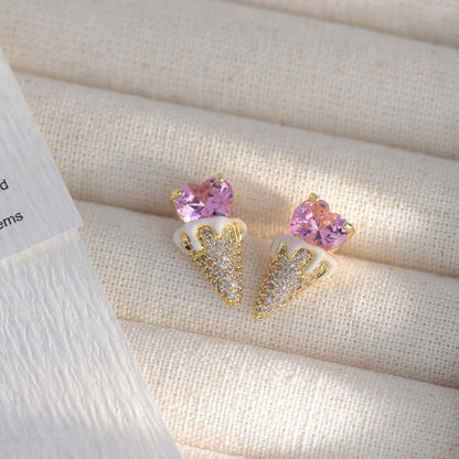 Sweetheart Gelato Earrings - Hypoallergenic - Abbott Atelier