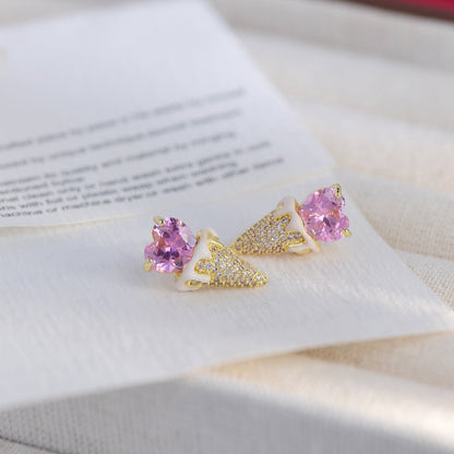 Sweetheart Gelato Earrings - Hypoallergenic - Abbott Atelier