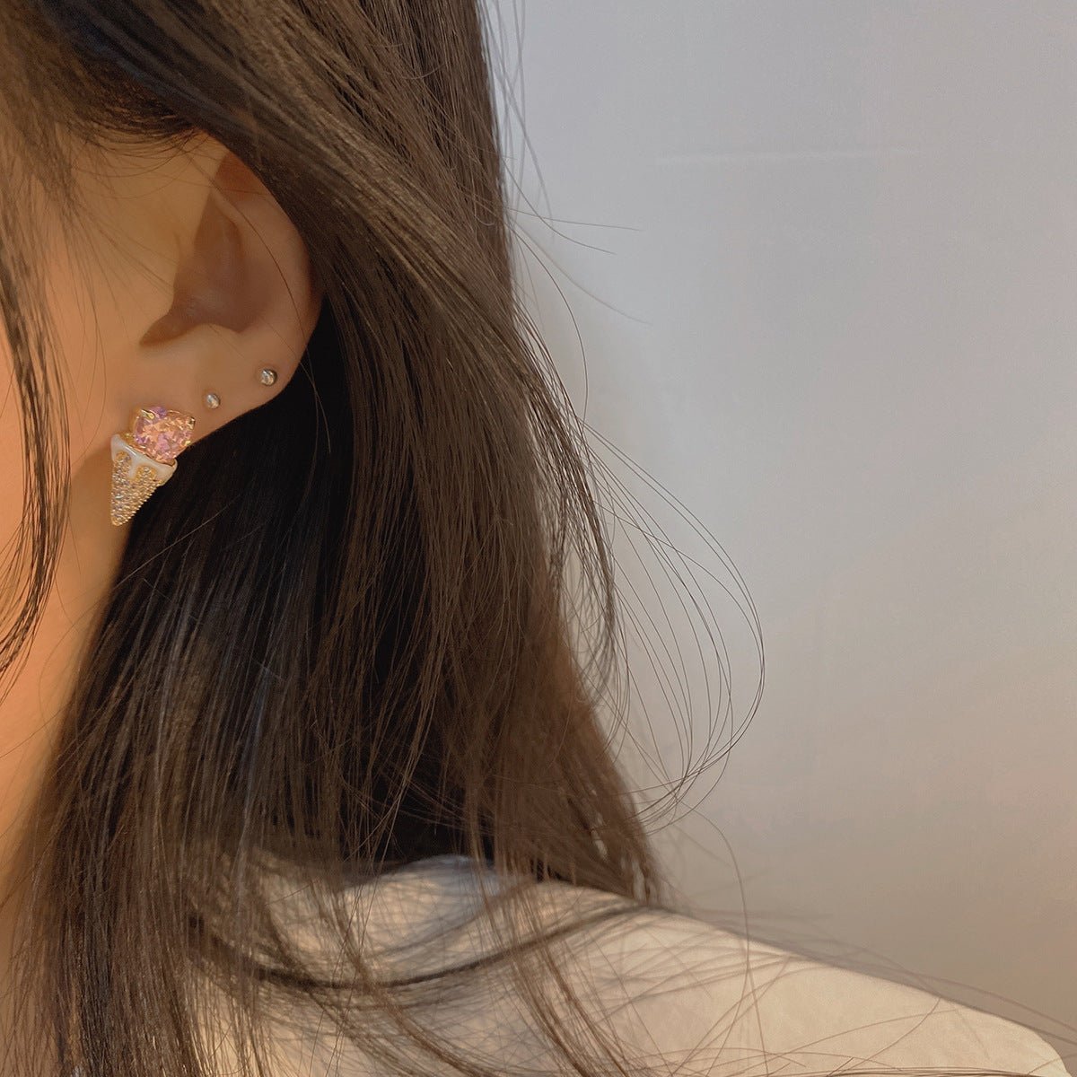 Sweetheart Gelato Earrings - Hypoallergenic - Abbott Atelier