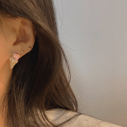 Sweetheart Gelato Earrings - Hypoallergenic - Abbott Atelier