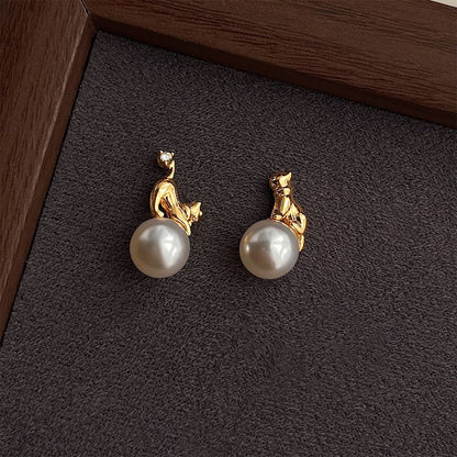 The Cat Earrings - Hypoallergenic - Abbott Atelier
