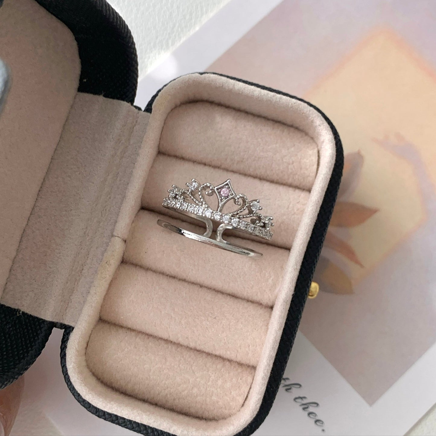 Tiara of Serenity Ring Set - Gold - Plated - Abbott Atelier