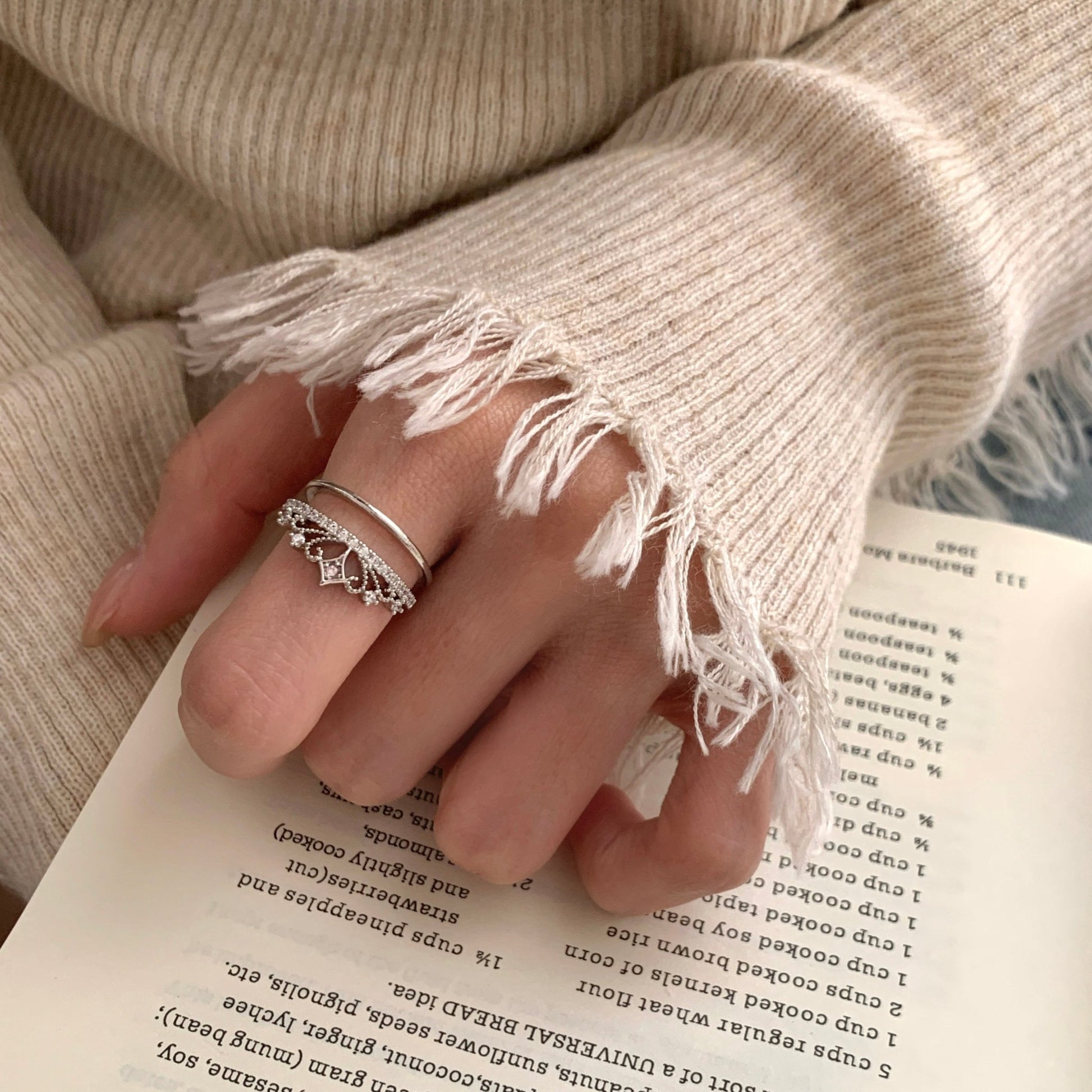 Tiara of Serenity Ring Set - Gold - Plated - Abbott Atelier