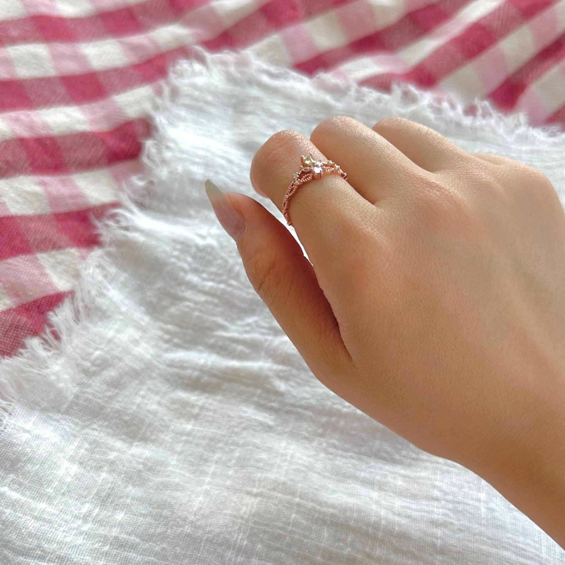 Tiara Ring - Genevieve - Gold - Plated - Abbott Atelier