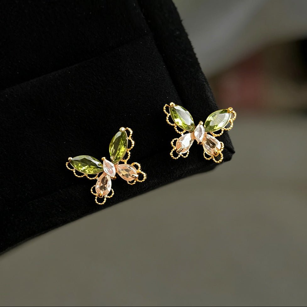 Tulip Garden Butterfly Earrings - Hypoallergenic - Abbott Atelier