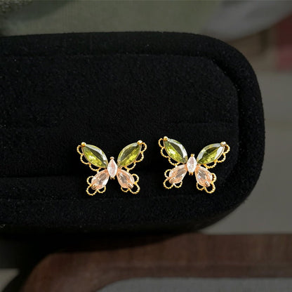 Tulip Garden Butterfly Earrings - Hypoallergenic - Abbott Atelier