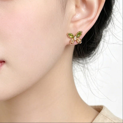 Tulip Garden Butterfly Earrings - Hypoallergenic - Abbott Atelier