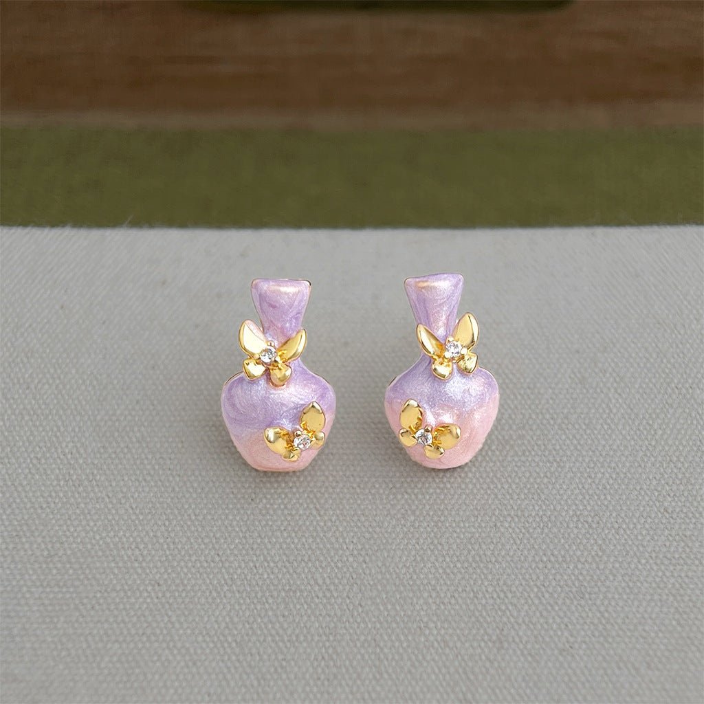 Vase of Butterfly Earrings - Hypoallergenic - Abbott Atelier