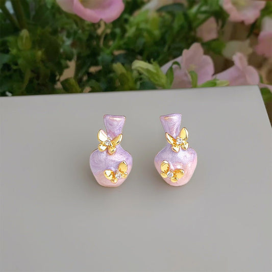 Vase of Butterfly Earrings - Hypoallergenic - Abbott Atelier