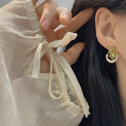 Verdant Butterfly Waltz Earrings - Hypoallergenic - Abbott Atelier