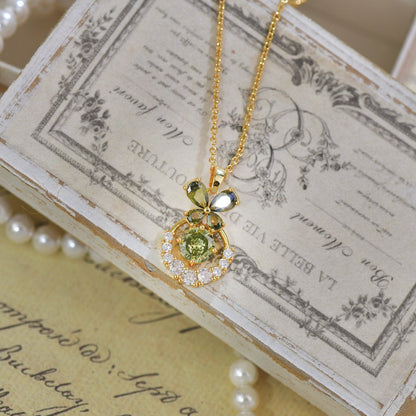 Verdant Butterfly Waltz Necklace - Gold Plated - Abbott Atelier