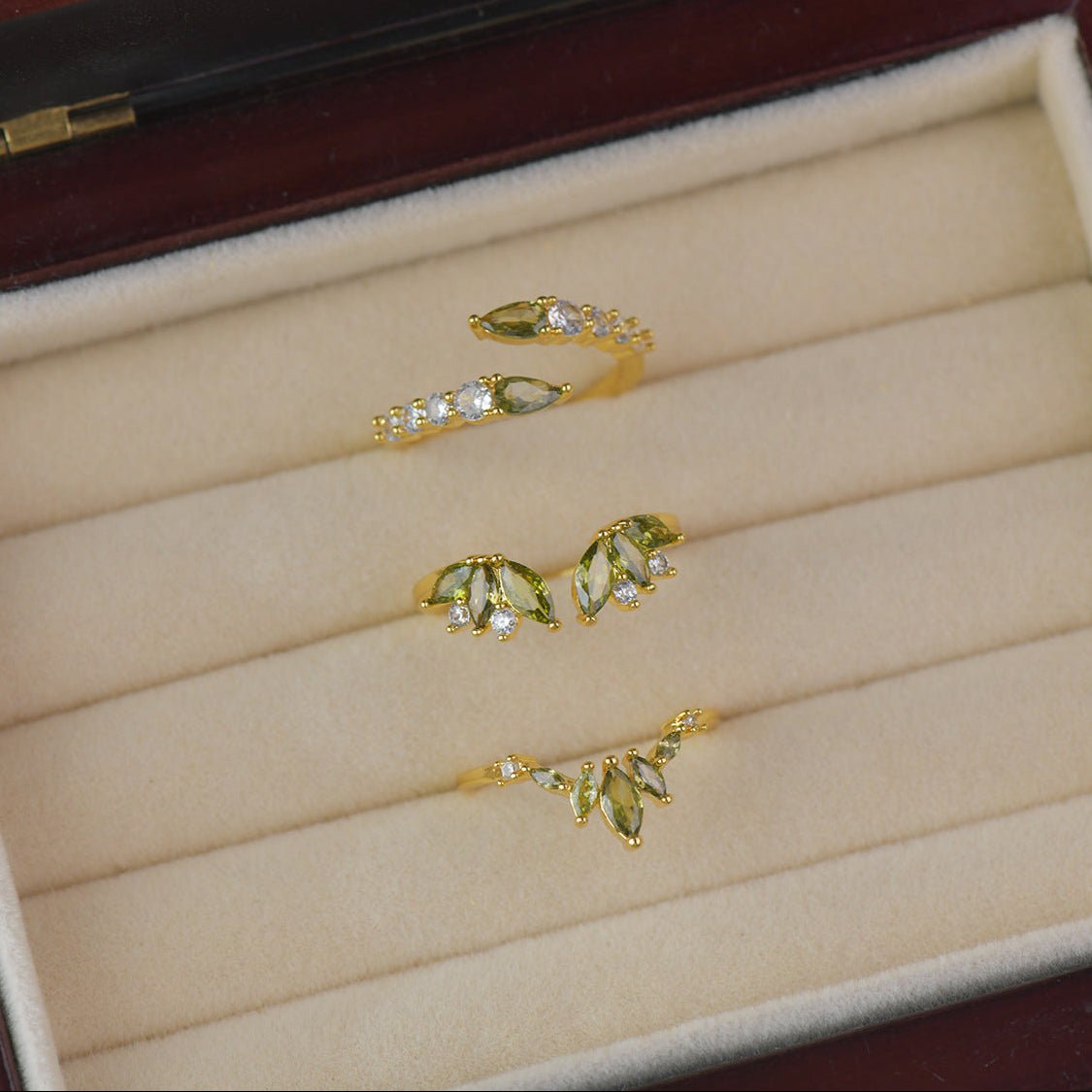 Verdant Bypass Ring - Gold-Plated - Abbott Atelier