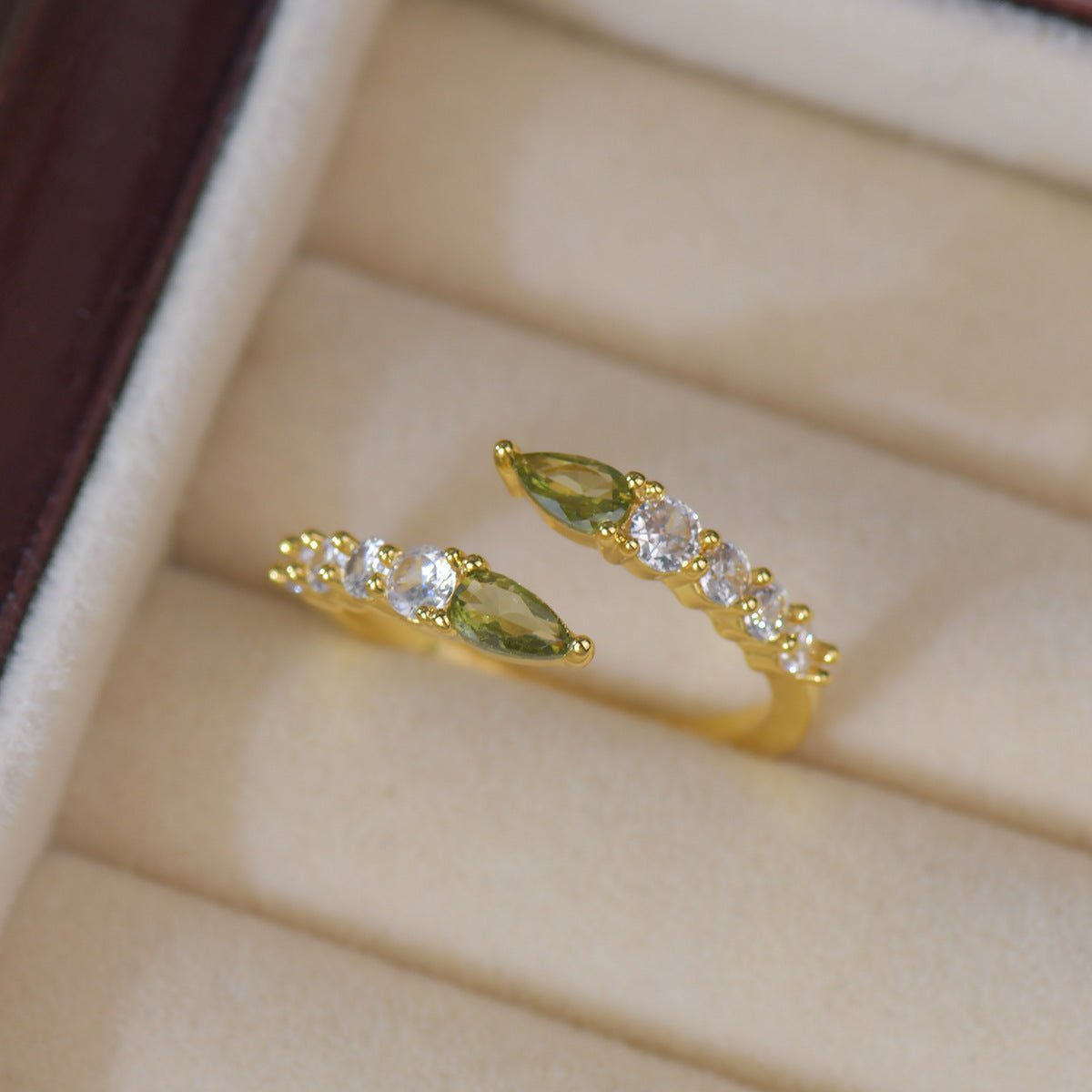 Verdant Bypass Ring - Gold-Plated - Abbott Atelier