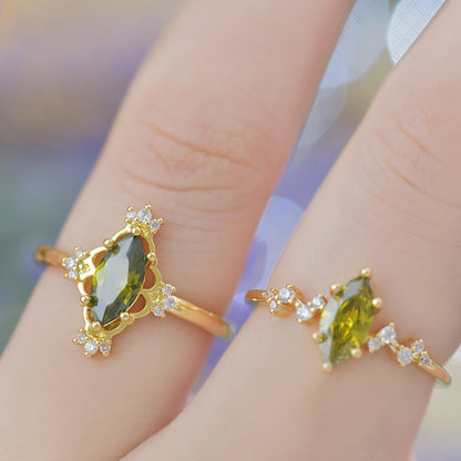 Verdant Celestia Ring - Gold - Plated - Abbott Atelier