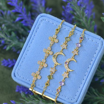 Verdant Clover Bracelet - Gold Plated - Abbott Atelier