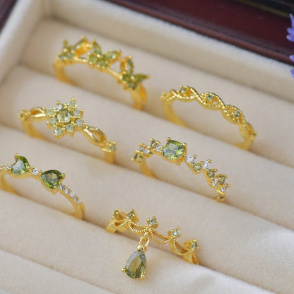 Verdant Coronette Ring - Gold-Plated - Abbott Atelier