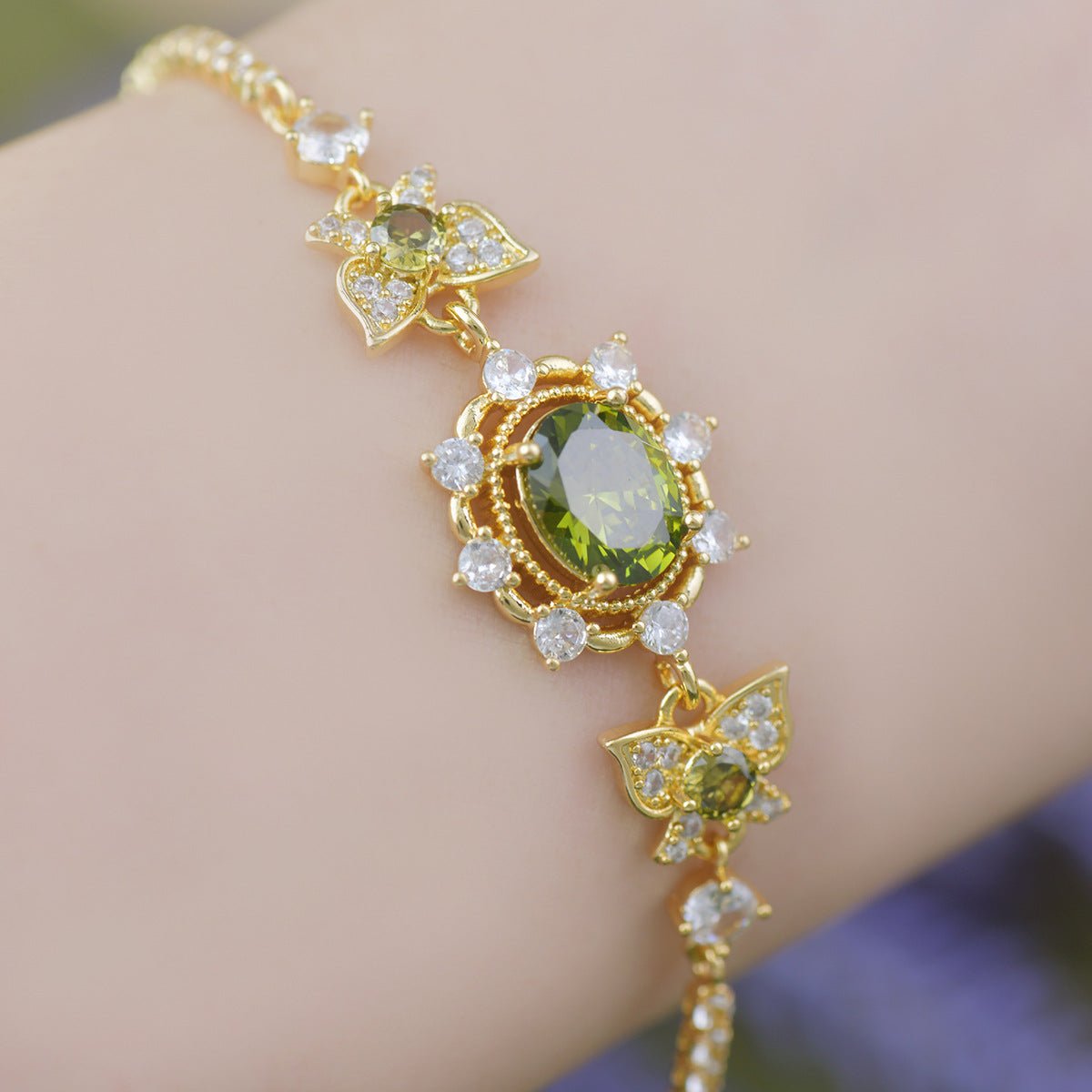 Verdant Flutter Bracelet - Gold Plated - Abbott Atelier