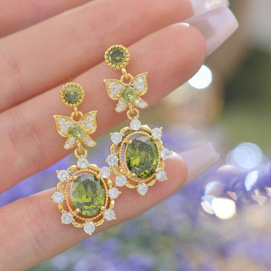 Verdant Flutter Earrings - Hypoallergenic - Abbott Atelier