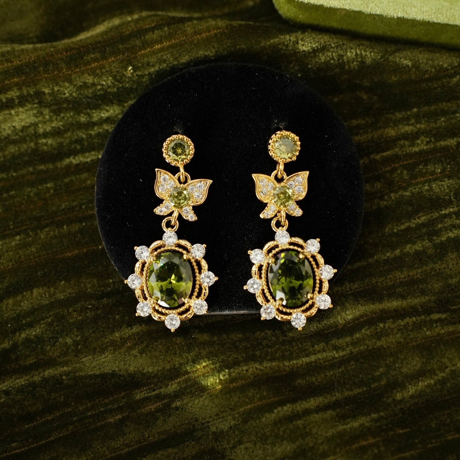 Verdant Flutter Earrings - Hypoallergenic - Abbott Atelier