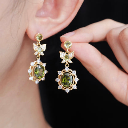 Verdant Flutter Earrings - Hypoallergenic - Abbott Atelier