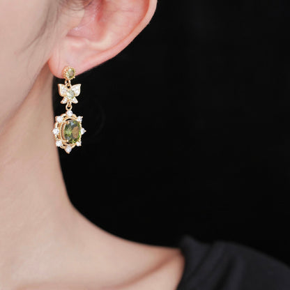 Verdant Flutter Earrings - Hypoallergenic - Abbott Atelier
