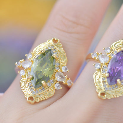 Verdant Heirloom Ring - Gold - Plated - Abbott Atelier