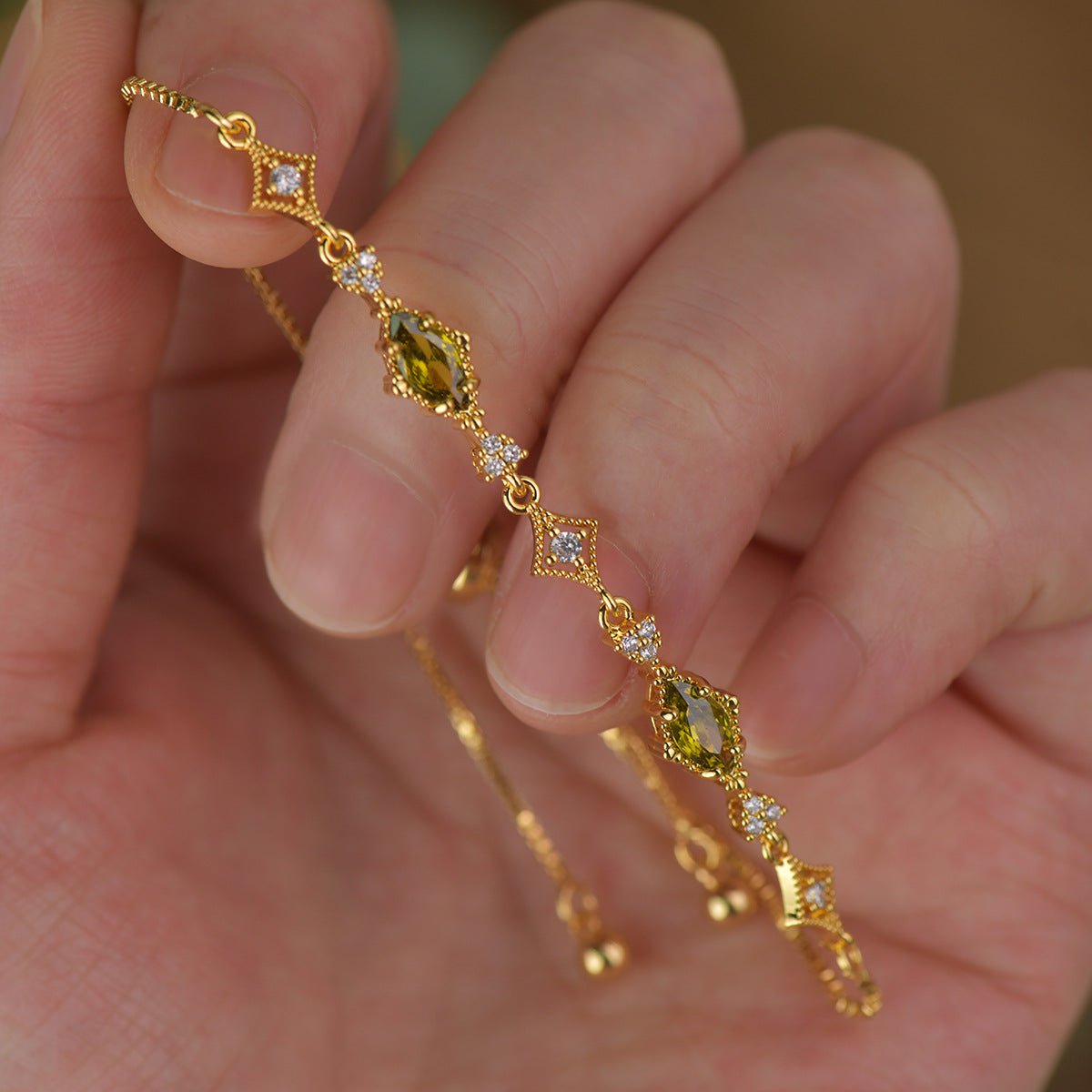 Verdant Lattice Bracelet - Gold Plated - Abbott Atelier
