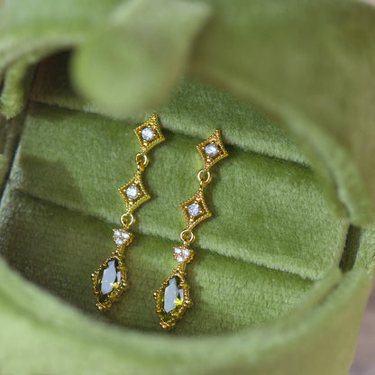 Verdant Lattice Earrings - Hypoallergenic - Abbott Atelier