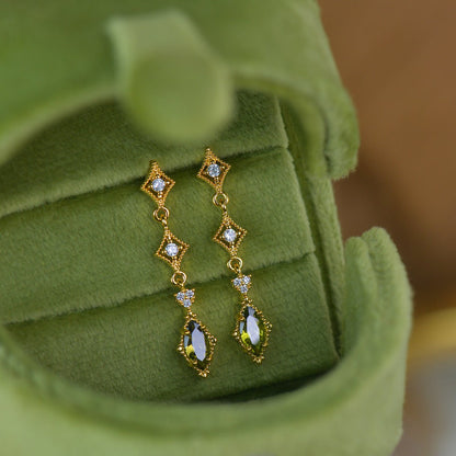 Verdant Lattice Earrings - Hypoallergenic - Abbott Atelier