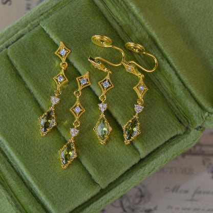 Verdant Lattice Earrings - Hypoallergenic - Abbott Atelier