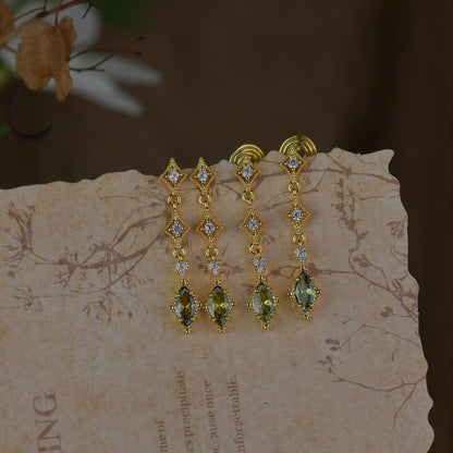 Verdant Lattice Earrings - Hypoallergenic - Abbott Atelier